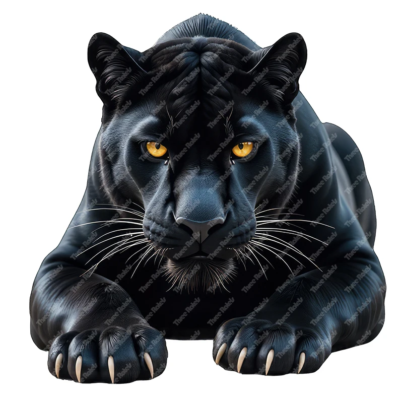 

ПВХ наклейки Three Ratels CG148 черный леопард