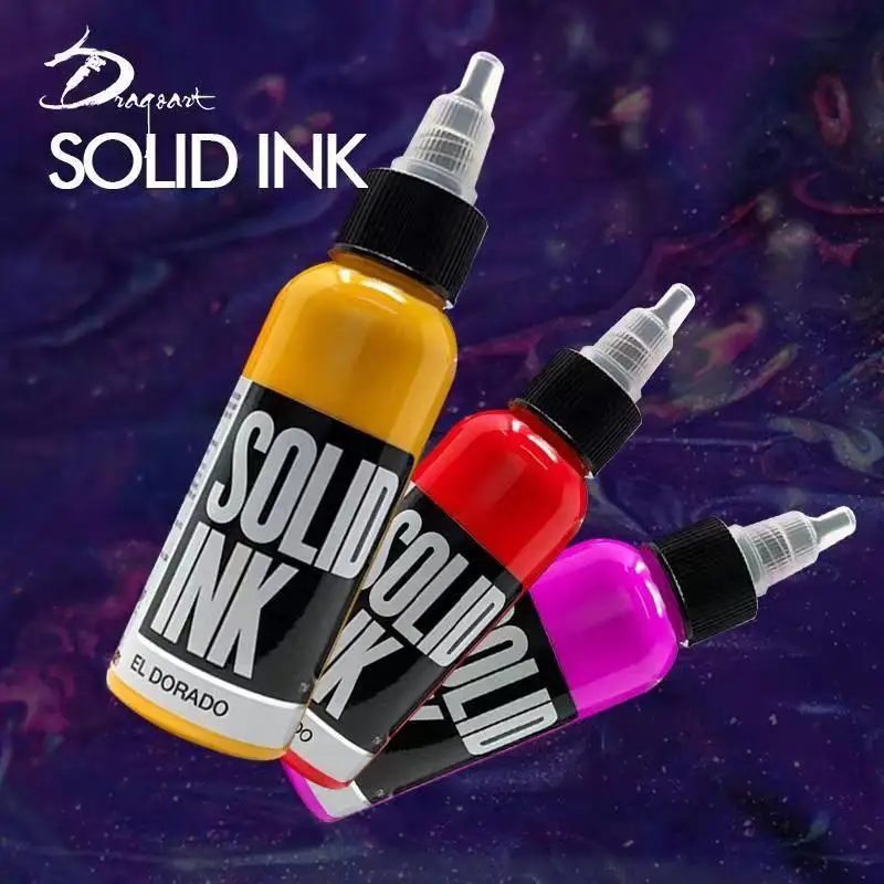 30ML/Bottle Professional Tattoo Pigment Inks Safe Half Permanent Tattoo Paints Supplies for Body Beauty Tattoo Art Hot New