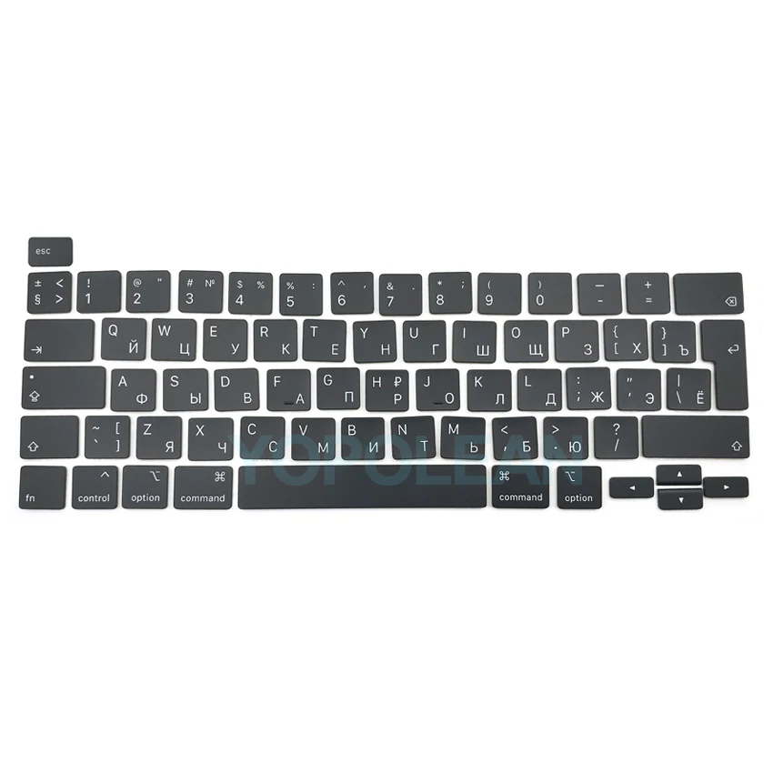 Новый ноутбук A2141 колпачки для клавиатуры русские клавиши Macbook Pro Retina 16
