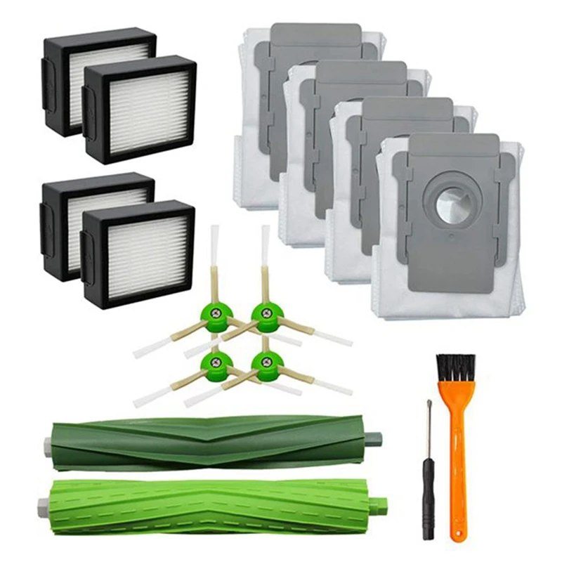 

Side Brushes Roller Brushes Hepa Filters For Irobot Roomba I7 I7+ E5 E6 I Series Robot Vacuum Cleaner Replacement Parts
