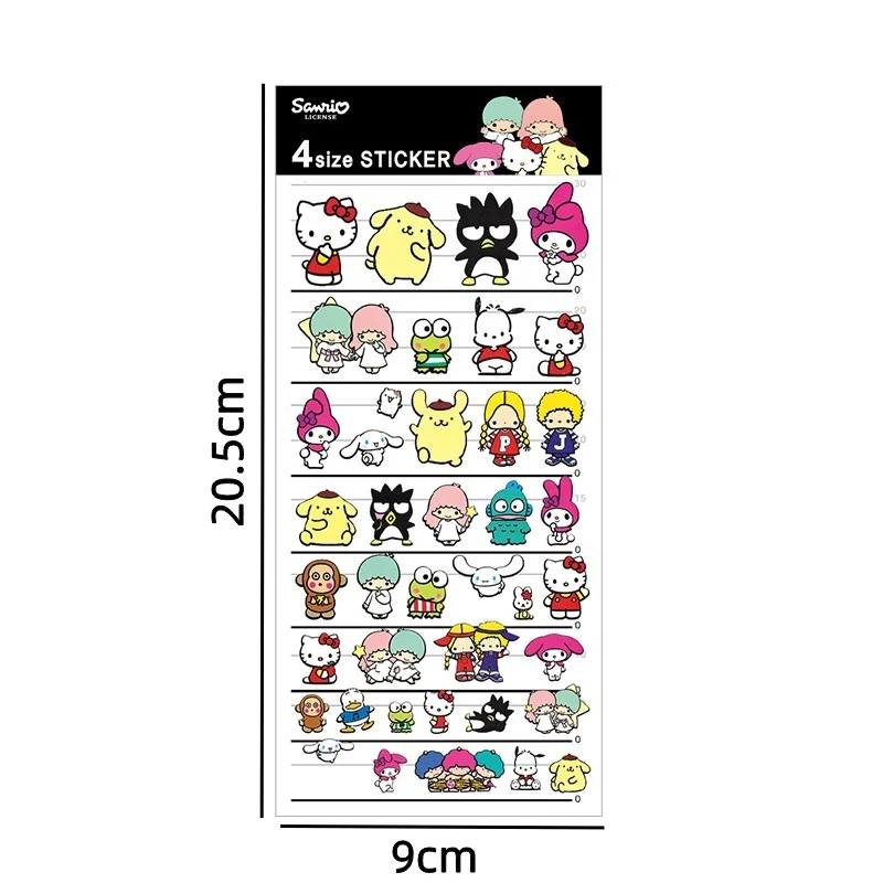 Sanrio Kitty Melody Keroppi наклейка милые канцелярские принадлежности Скрапбукинг DIY