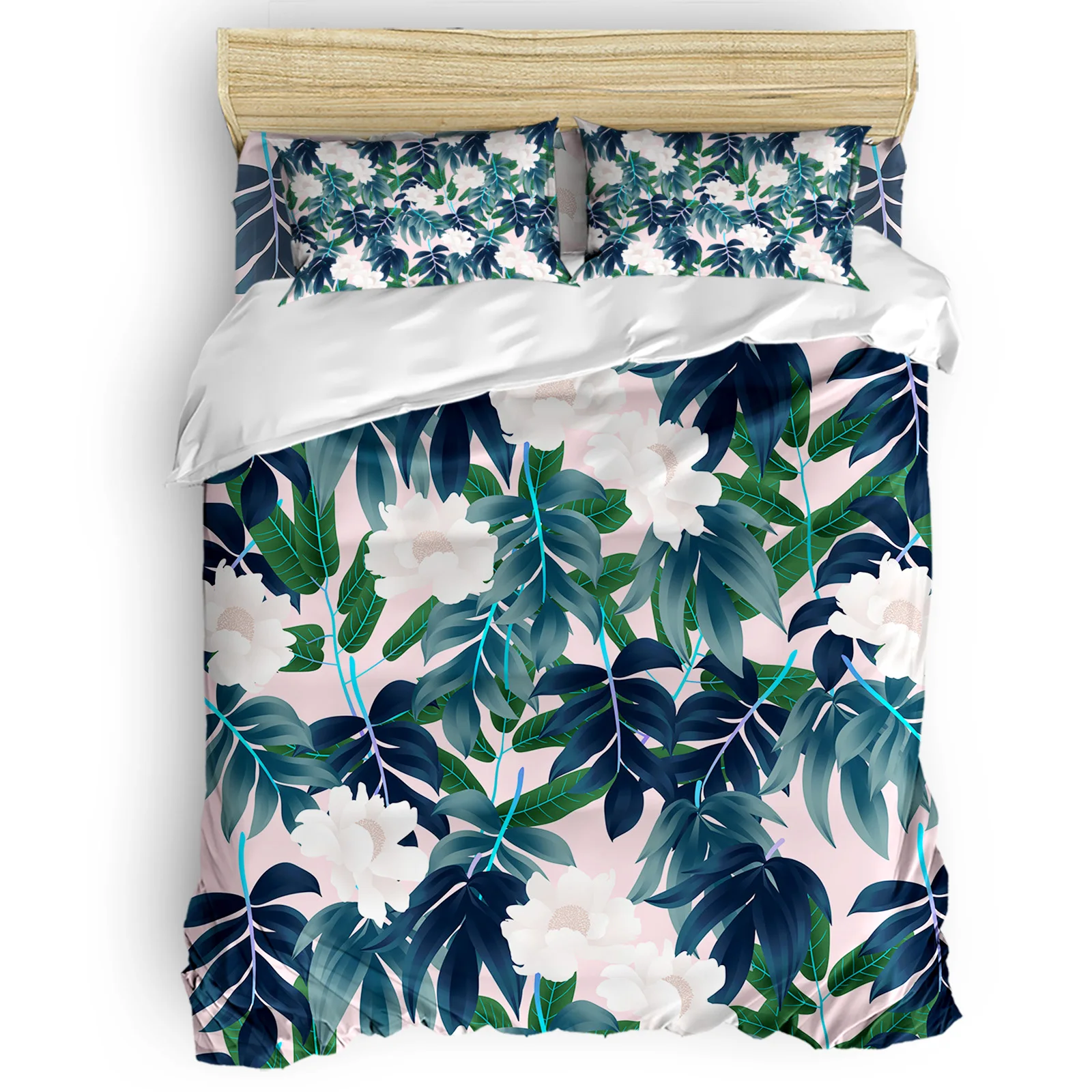 

Plant Leaf Flower Forest Comfortable Household Goods Bedroom Bed Luxury Duvet Cover 2/3/4 Pieces