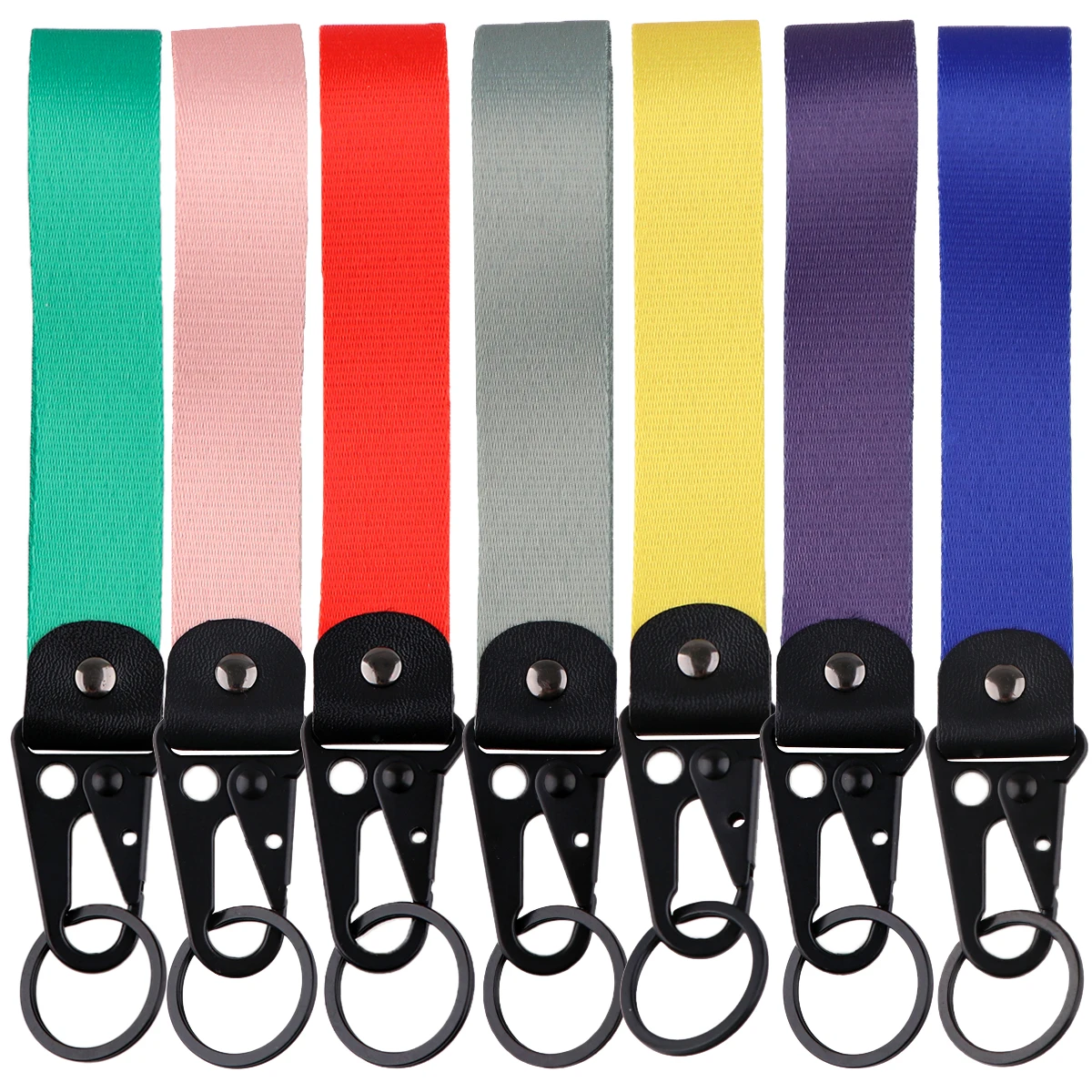 

Candy Color Tags Keychain Key Fobs Short Lanyard For Keys Wrist Straps Key Pendant Car Motorcycle Accessories Toys Gifts