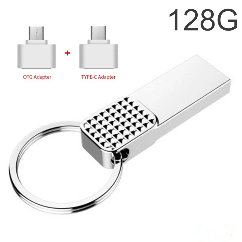 

USB-флеш-накопитель в металлическом корпусе, 32/64/128 ГБ