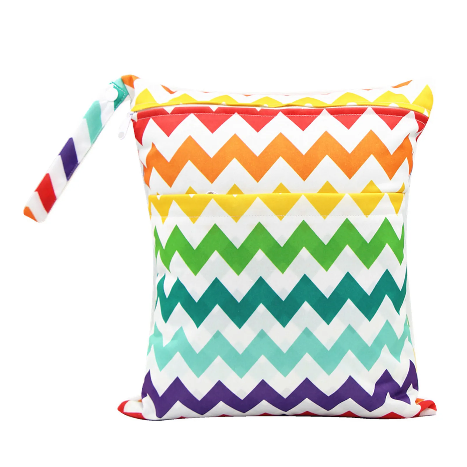 

Многоразовая влажная сухая сумка для младенцев, водонепроницаемая сумка из ТПУ для подгузников, сумка для хранения пеленок, органайзер для ...