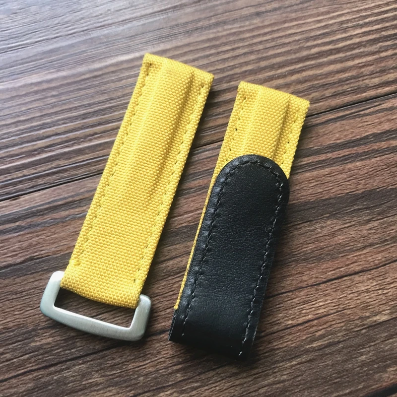 20mm Colorful Adjustable Nylon Fabric Leather Watchband For Role Strap DAYTONA SUBMARINER GMT Seamaster 300 Bracelet Watch Band