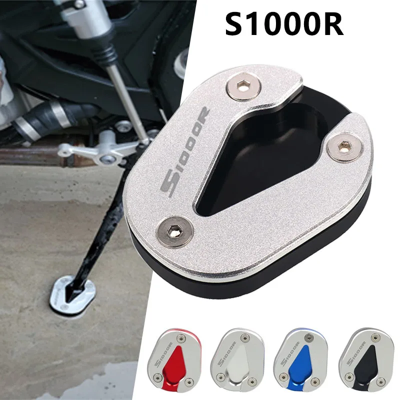 

For BMW S1000R S1000 R S 1000 R S 1000R 2019 2020 2021 2022 Motorcycle CNC Kickstand Sidestand Stand Extension Enlarger Pad