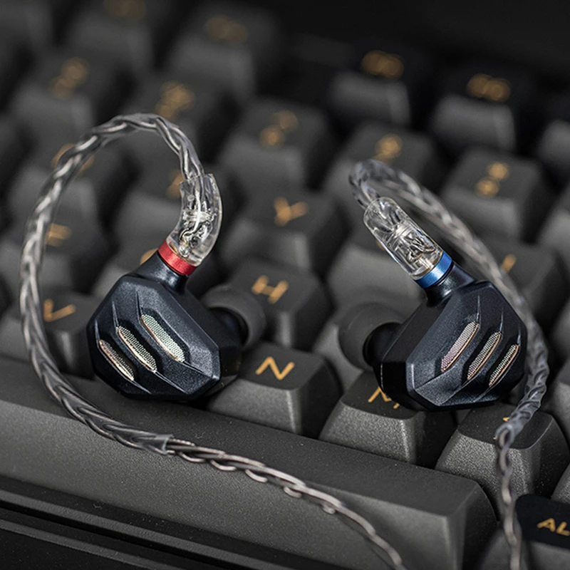 Гибридные наушники FiiO FH7S 1DD + 4BA высокопроизводительная технология IEM гарнитура