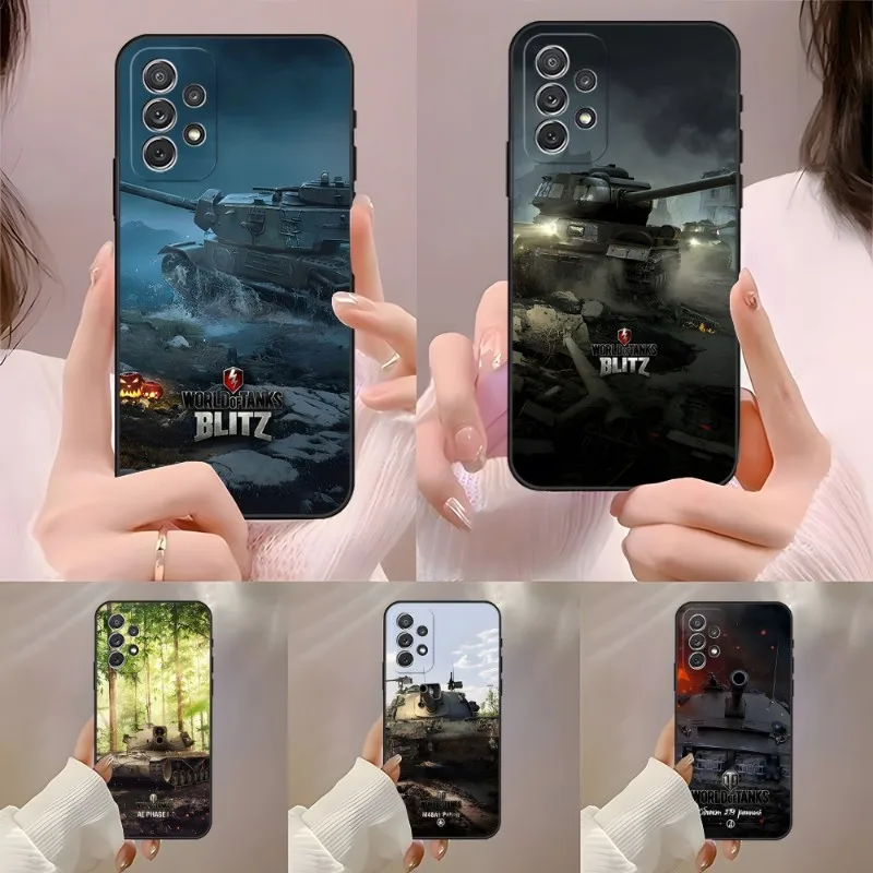 

World Of Tanks Game Phone Case For Samsung Galaxy S7 S8 S9 S23 S20 S10 S22 S30 S21 Pro Plus Ultra Fe Back Design Cover