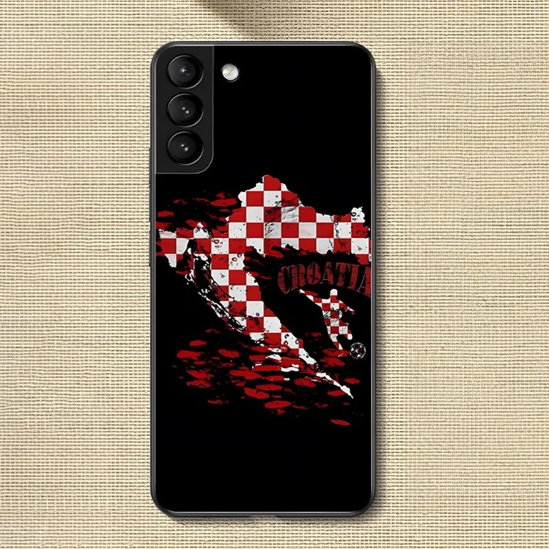 Чехол для телефона с Хорватским футболом Samsung Galaxy A21 Plus S22 A53 A24 A34 A54 A52 M54 Note 10 20 Ulitra FE