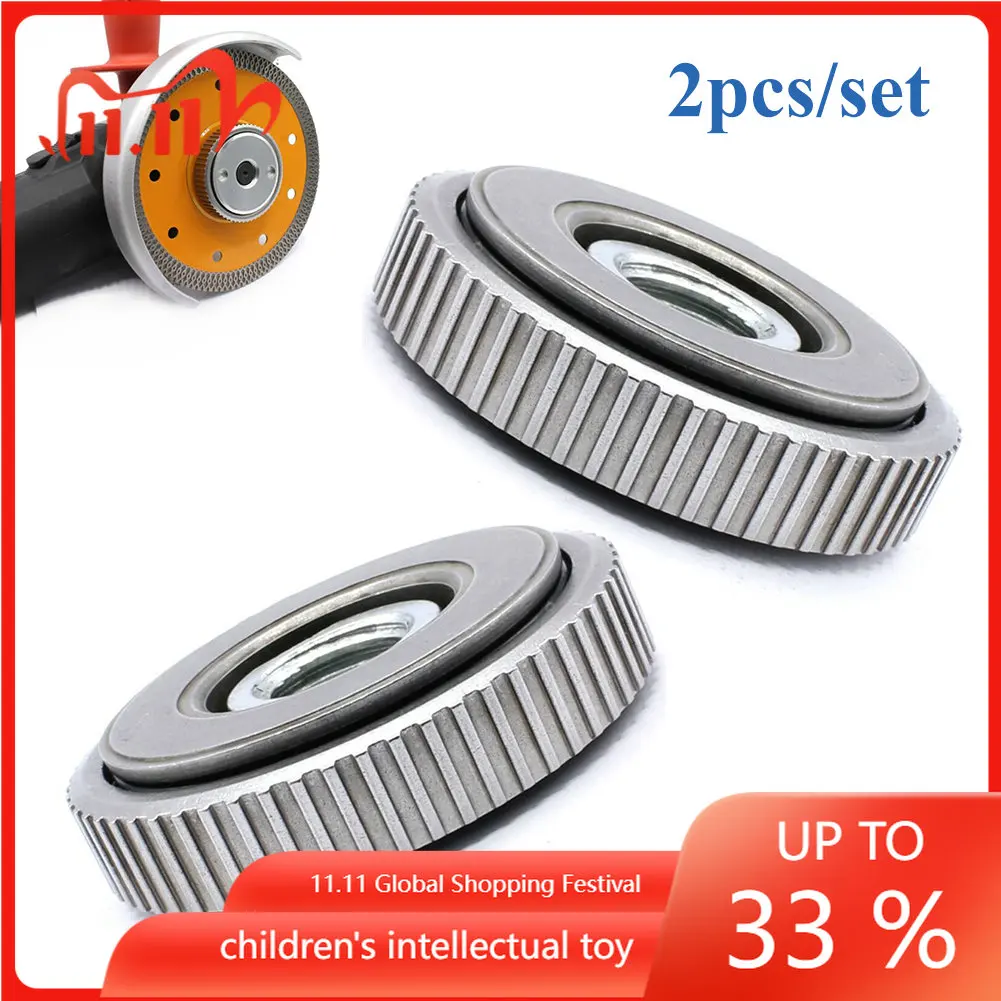 

1Pc/2Pcs M14 Thread 115mm/125mm Angle Grinder Inner Outer Flange Nut Set Tools Power Replacement For Bosch Metabo Makita