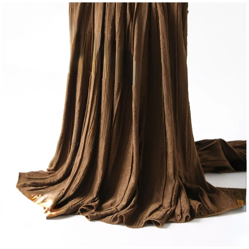 

Double-Layer Sand Leather High Elastic Soft Jacquard Knitted Fabric C- GL847