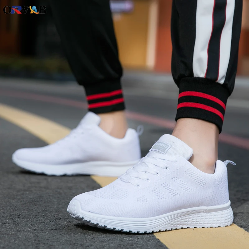 White Shoes Women Shoes Tenis De Mujer Summer Breathable Sneakers Women Platform Shoes Tenis Feminino Basket Femme Size 35-44