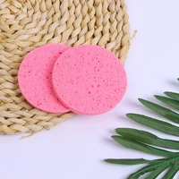 5pcsfacial cleaner face wash pad compress puff natural wood pulp spongecellulose sponge cellulose sponge body