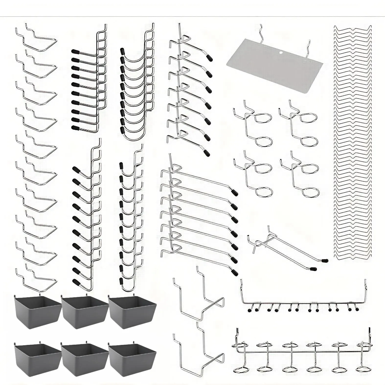 

Набор крючков для перфорированной доски из железа