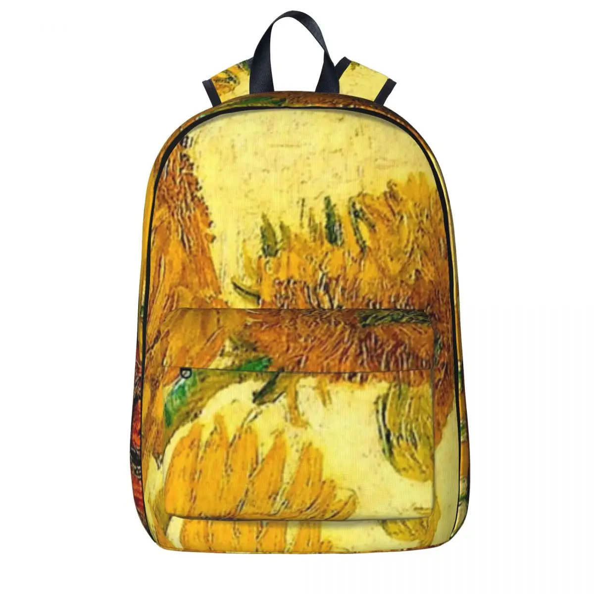 

Vincent Van Gogh's Still Life - Vase With Fifteen Sunflowers Backpacks Student School Bag Shoulder Bag Laptop Rucksack Travel