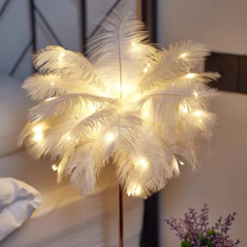 

LXV9085 Romantic Feather Set Atmosphere Decorative Colorful Lantern