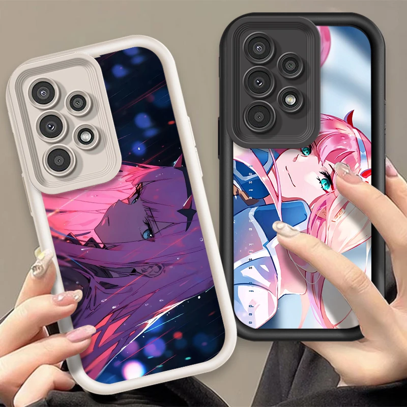 Аниме D-Darling F-Franxx 02 для Samsung A73 A71 A54 A53 A52 A51 A33 A32 A21S A14 A13 A12 A25 A04 A05