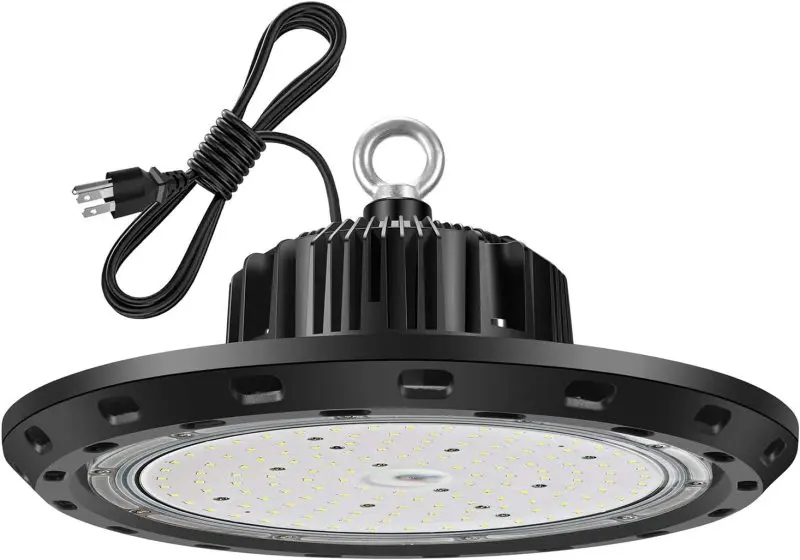 

UFO LED High Bay Light 100W Ultra Bright Ceiling Lamp for Garage,Shop,Gym,Warehouse Work Commercial Lighting Grade 15000LM 120V