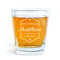 personalized whiskey glasses gift for groomsmen custom name whiskey glass for groom groomsman gifts idea gift for best man