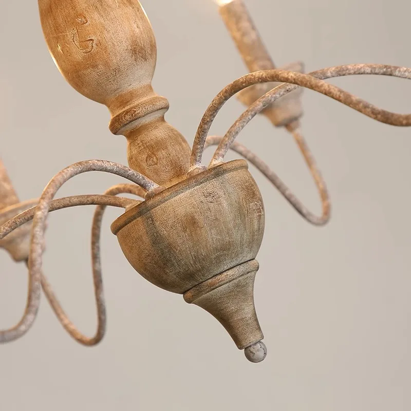 Винтажная железная люстра