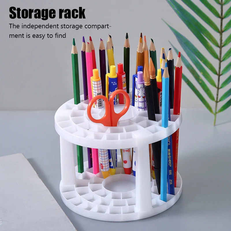 Стеллаж для косметических кистей большой емкости Многофункциональная подставка