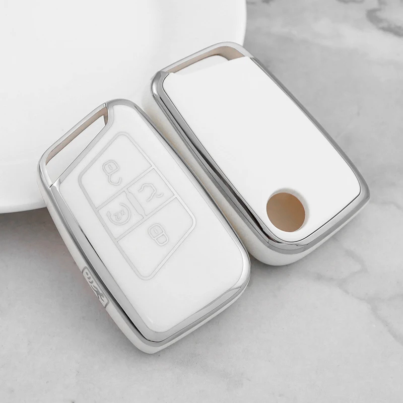 

Для Volkswagen VW Atlas Tiguan Golf 7 Magotan 2018 ТПУ Смарт 5 кнопок Чехол для ключей Защитный чехол для пульта дистанционного управления