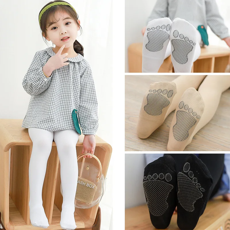 

Spring and summer girls dance socks sole deodorant small feet white pantyhose elastic leggings student socks