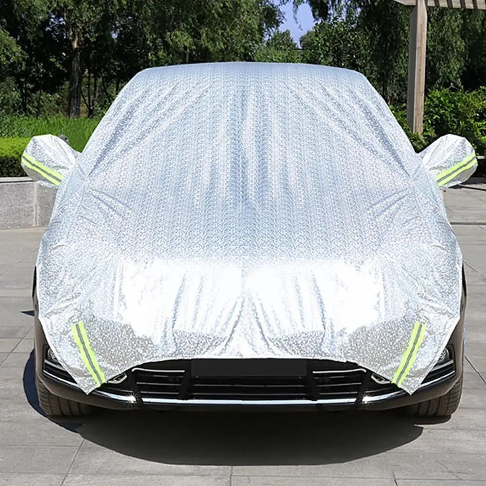 

Car Cover Sunshade Windshield Outdoor Aluminum Film Rainproof Sedan Frostfor Hatchback Universal Anti-cold SUV Waterproof L6E6