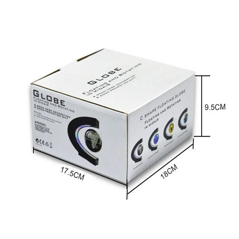 Плавающий Магнитный левитационный глобус светодиодная карта мира Электронная
