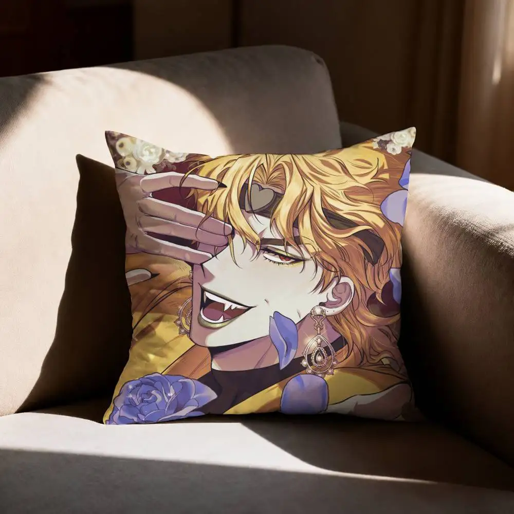Фото Наволочка для подушки JoJo's Bizarre Adventure Dio Brando, чехол для декоративной подушки, наволочка для автомобиля или дивана №4