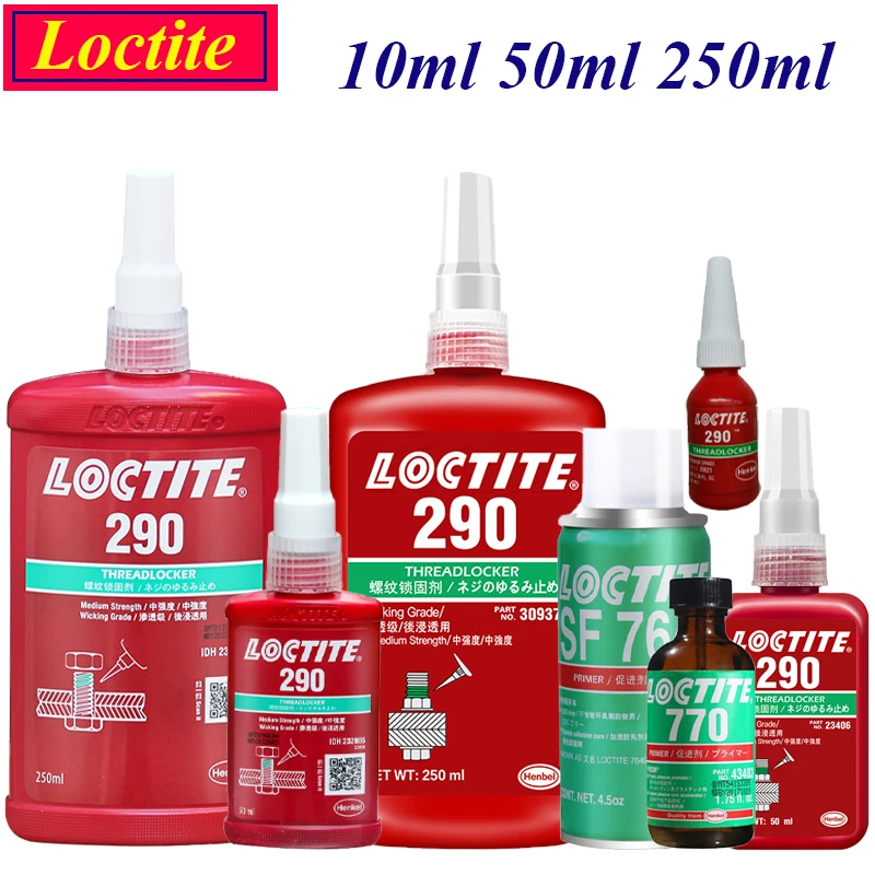 10 мл 50 250 Loctite 290 клей для фиксации резьбы винтовой герметик зазор Клей 770 SF7649