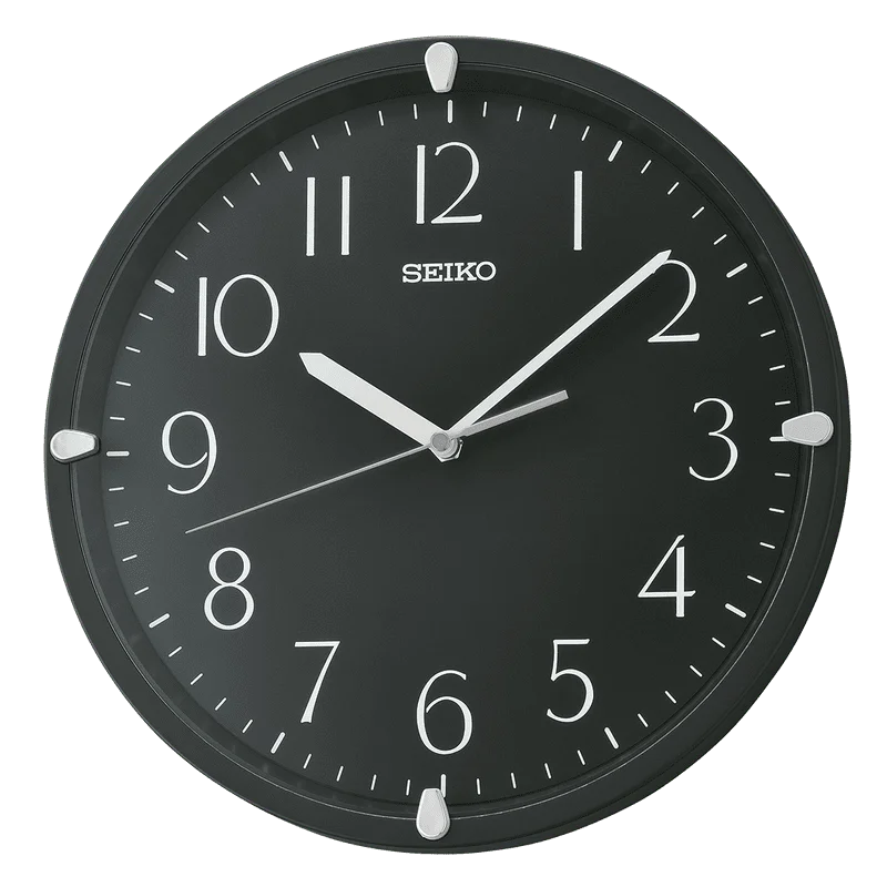 

Quartz Traditional Round Black Analog Quartz Wall Clock, QHA007KLH Table clock Reloj despertador Reloj led д часы на ст