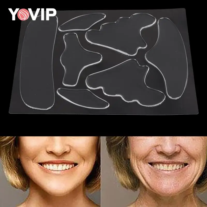 

Silicone Anti-Wrinkle Pads Skin Care Tool Face Forehead Neck Sticker Reusable Wrinkle Removal Anti Rimpel Patches