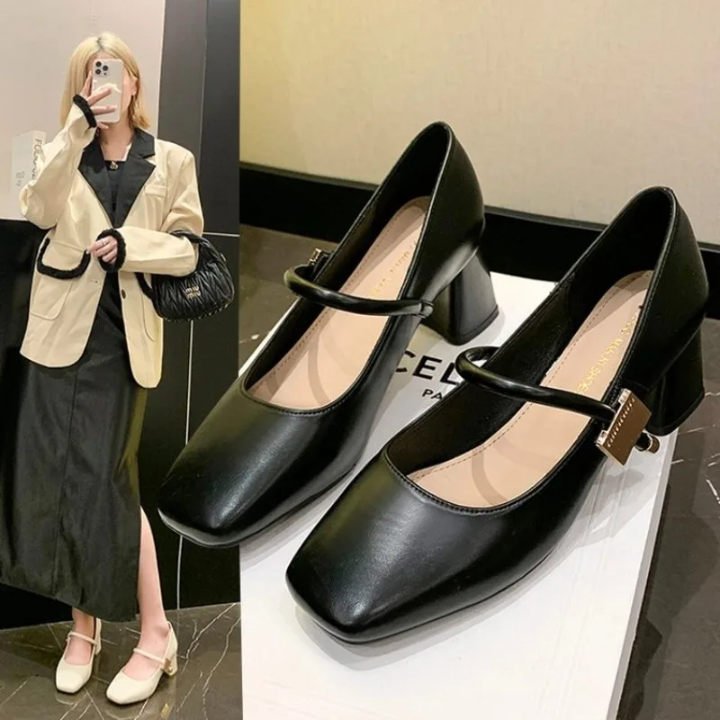 Туфли-лодочки женские с закрытым носком обувь для офиса свадьбы вечеринки низкий