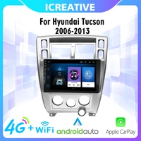 for hyundai tucson 2006 2013 4g carplay android radio 2 din wifi 10 1 inch car gps navigation multimedia player stereo bt