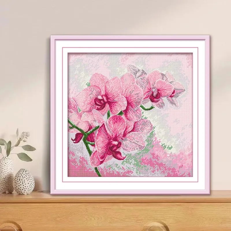 Набор для вышивки крестиком 11CT 56x56 см набор рукоделия ручной работы с магнолией 23