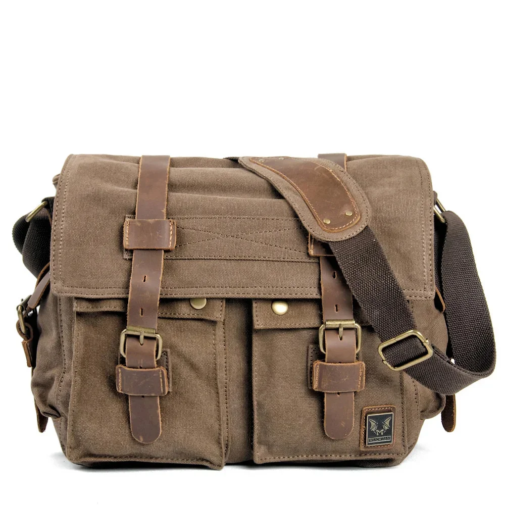 

cloth Europe and the United States to restore ancient ways ms canvas men messenger bag one shoulder bag Male canvas bag