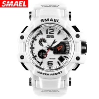 digital watch for men smael sports watches big dial led outdoor electronic wristwatch quartz waterproof sport military watch men