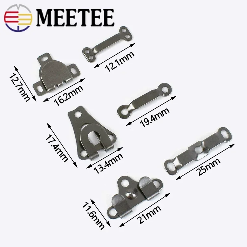 Металлические невидимые крючки для одежды Meetee