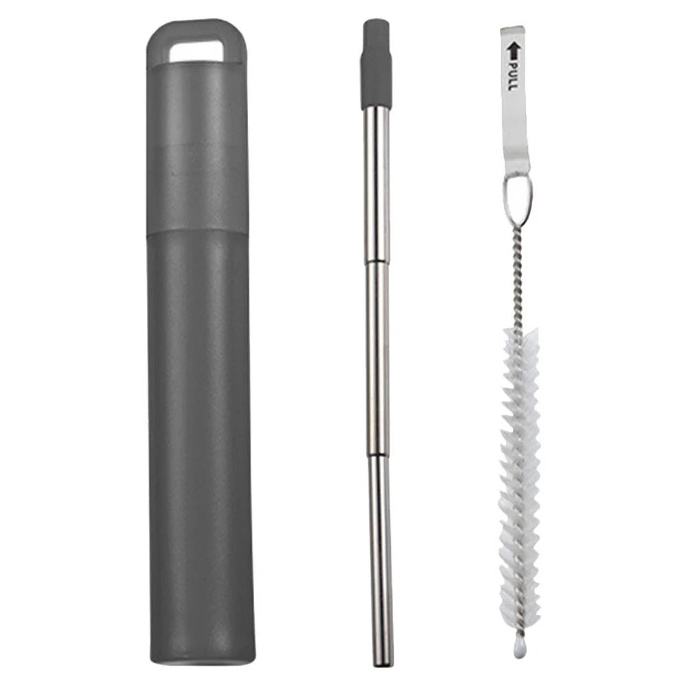 

Party Supplies Reusable Drinking Straws Stainless Steel Collapsible Birthday Milk Tea