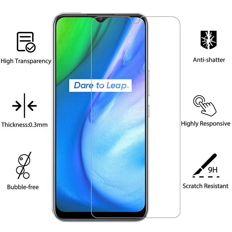Защитная пленка из закаленного стекла для Realme q2 pro q2i чехол Realmi q 2 i 2i 2q q2pro защитная