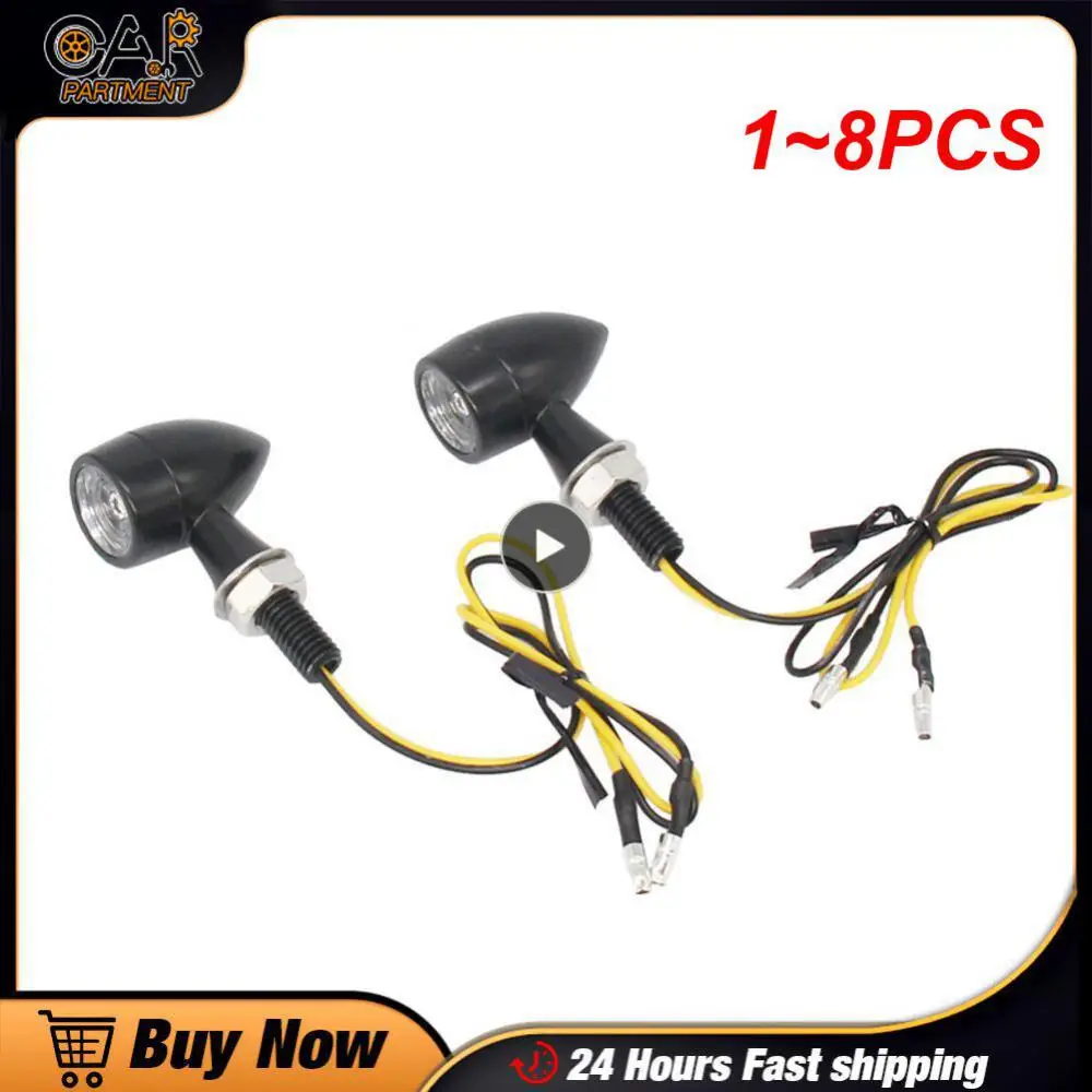 

1-8 шт., светодиодные мини-Сигналы поворота для мотоциклов