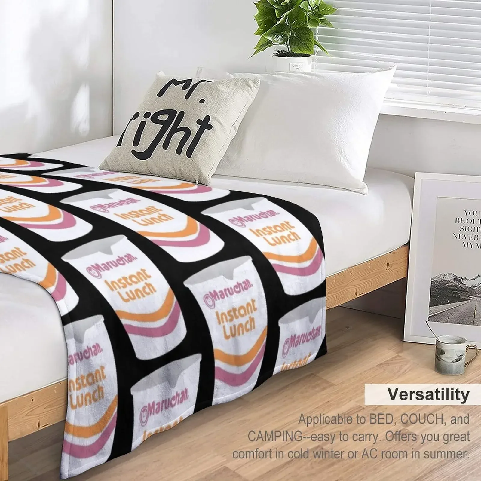 Одеяло Maruchan Instant Lunch Ramen одеяла для диванов украшения кемпинга