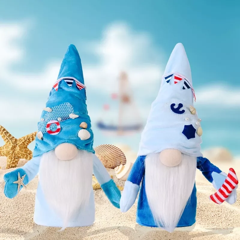 

NEW2023 Summer Ocean Gnome Starfish Tomte Nisse Scandinavian Swedish Elf Home Farmhouse wholesales