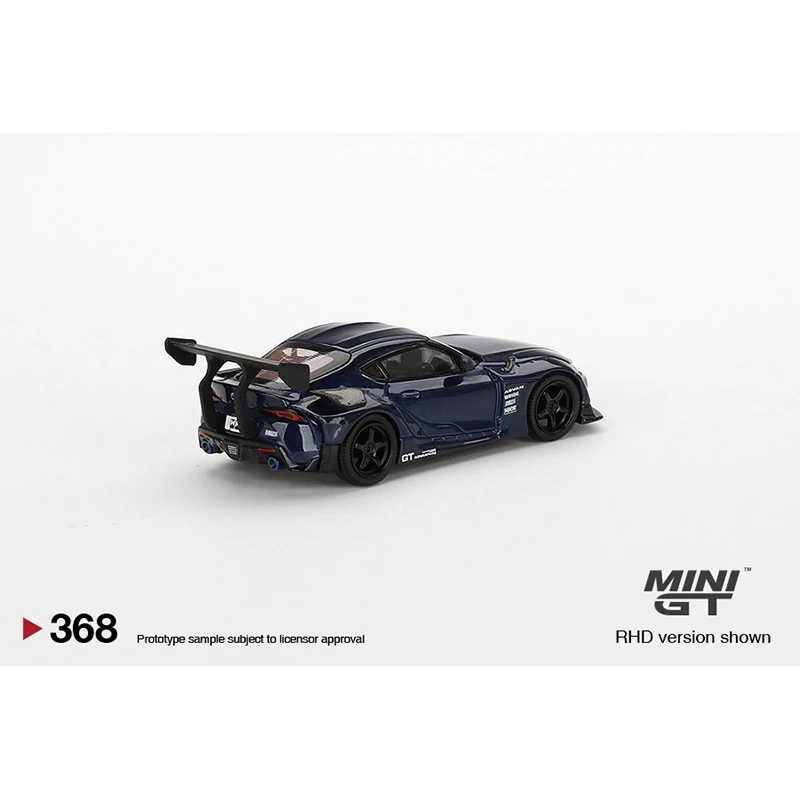 Скидка MINI GT 1:64 HKS GR Supra (A90) модель автомобиля под давлением Продажа MINI GT 1:64 HKS GR Supra (A90) модель автомобиля под давлением
