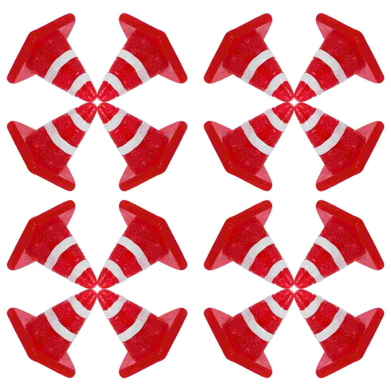 20 шт. дорожные конусы украшения мини-мусорный бак строительные мультяшные