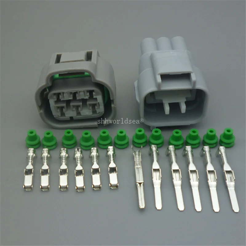 

1 компл. 6-контактный Штекерный гнездовой разъем педали акселератора Автомобильный Электрический разъем для Toyota Lexus 7282-7064-40 7283-7064-40