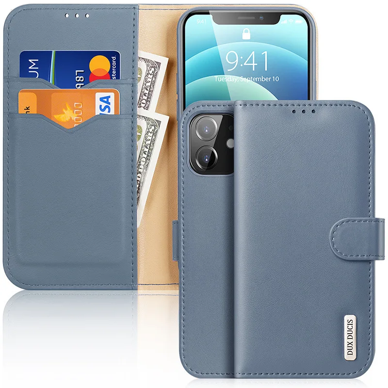 Dux Ducis Original Luxury Genuine Leather Wallet Case For Iphone 13 12 11 Pro Max Card Holder Phone Cover For Iphone 8 7 Se 2020