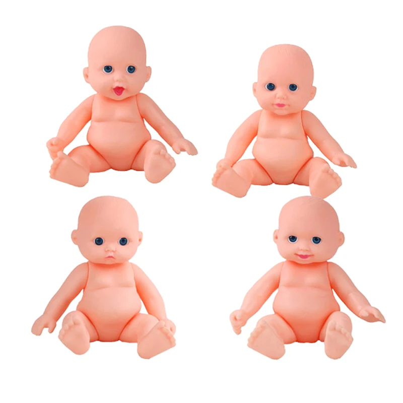 

6 стилей, 4,5 дюйма, виниловые рандомные украшения, плачущая кукла, кукольный домик для малыша